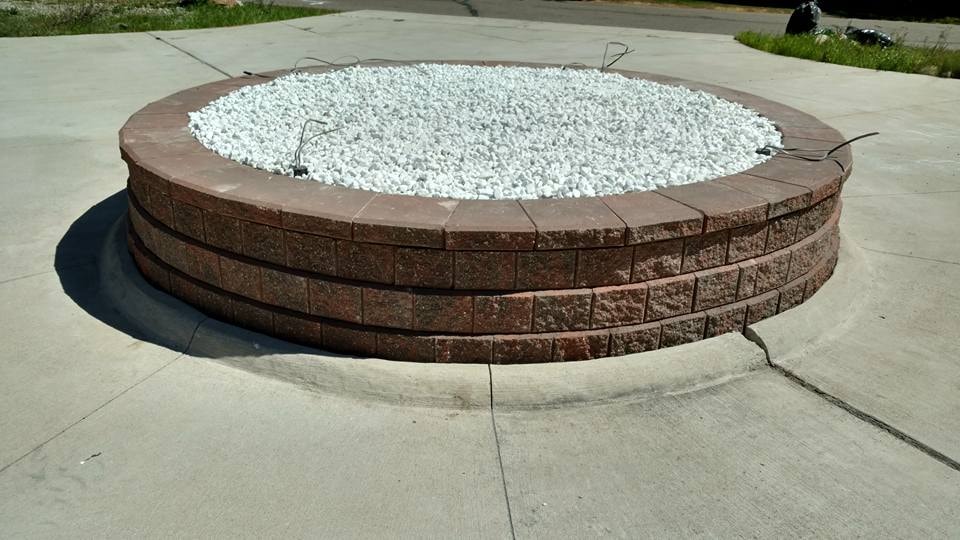 Brick Paver Hardscape Ring