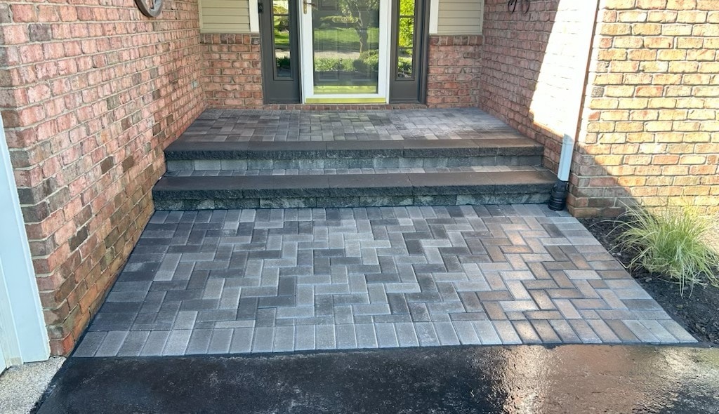 Brick Paver Porch & Approach