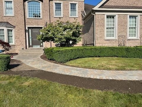 Brick Paver Porch & Walkway