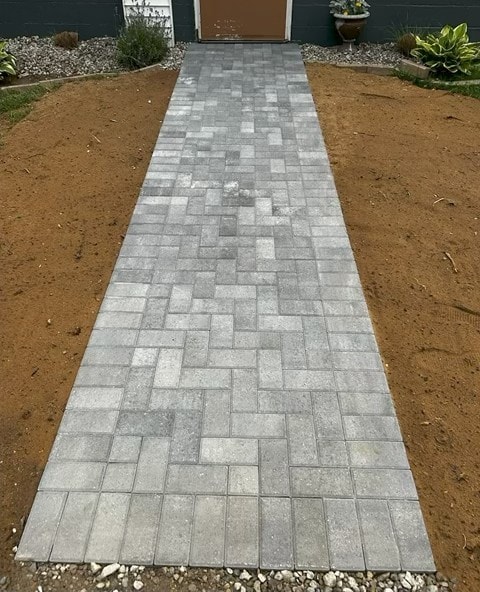 Brick Paver Walkway