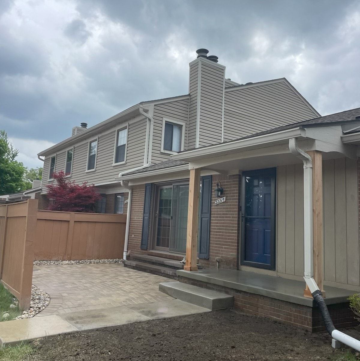 Dining Patio & Cement Porch