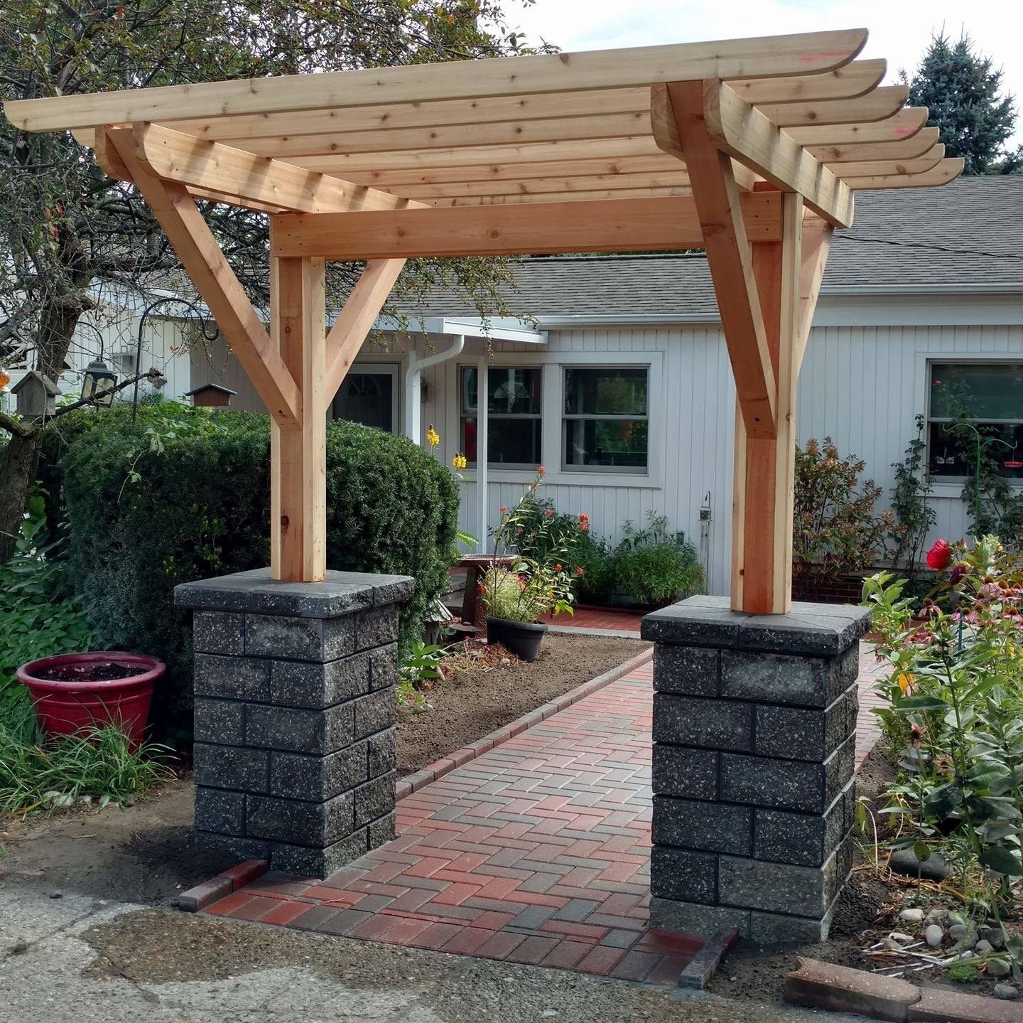 Wooden Pergola Patio